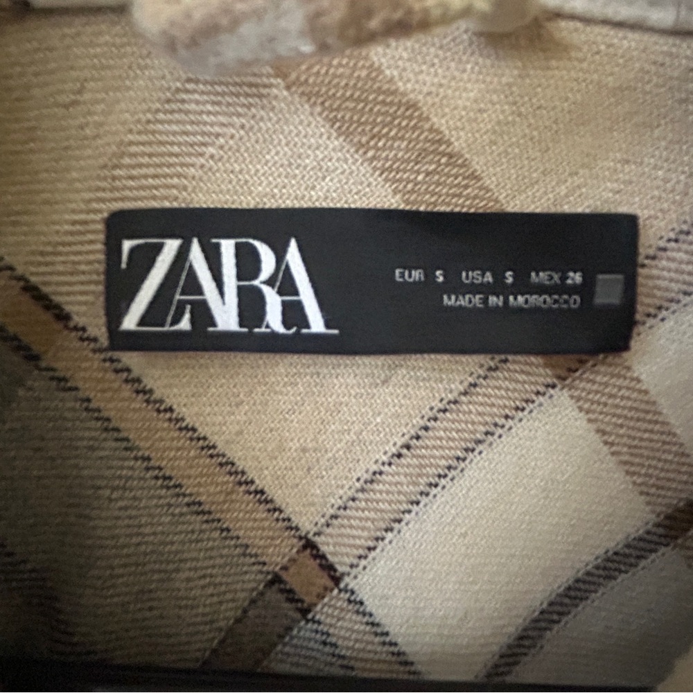Zara Plaid Button-Up Shacket - Picture 10 of 10